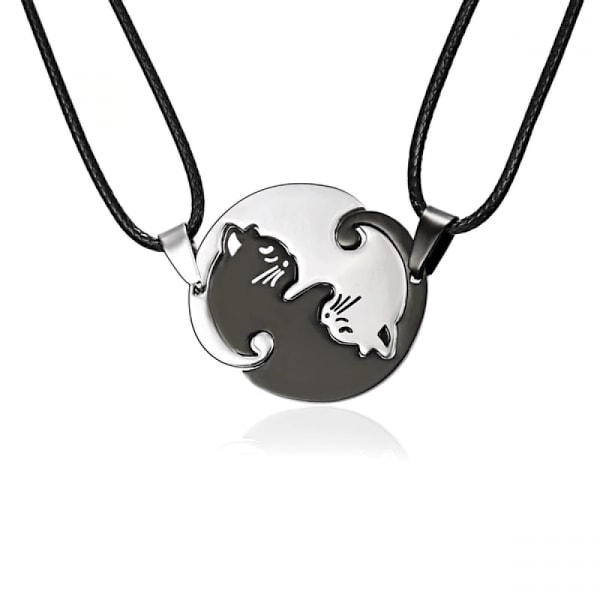 Två katter halsband