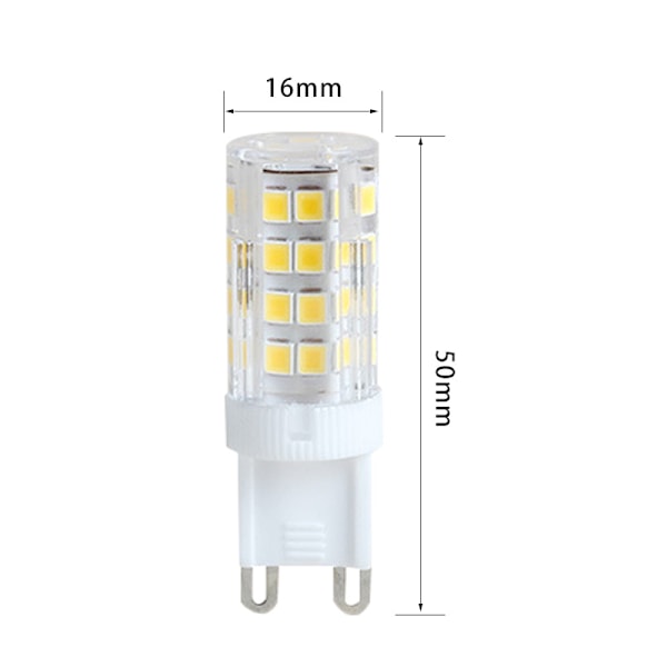 10 kpl LED-spotit, LED-koristevalot, G9 LED-lamput, 5W W