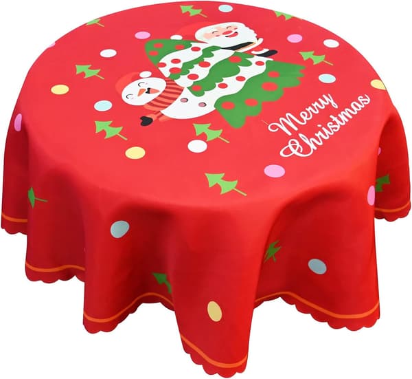 55 tommer rund dug til jul