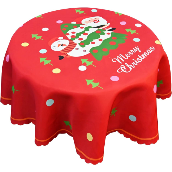 55 tommers rund duk juleduk julebord duk