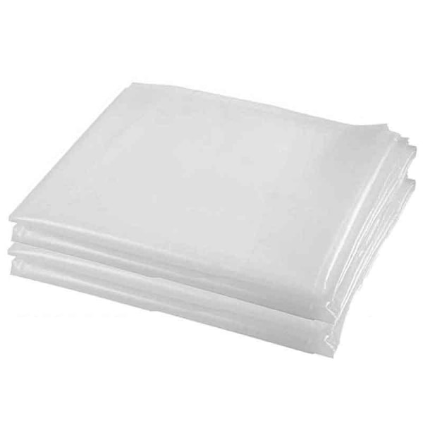 2m×10m Transparent Plastfilm Trädgårdspolyeten Täckning för