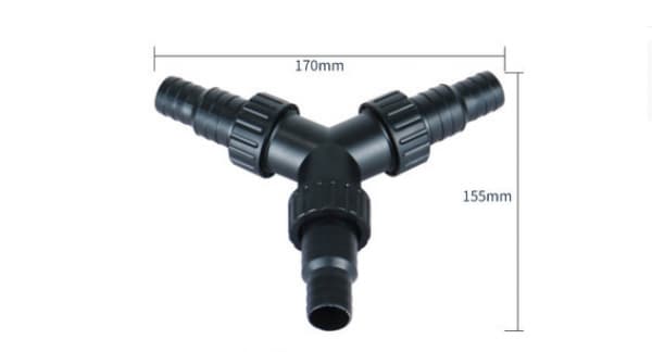 Y-haaroitin 20/25mm lammikolle (3/4 / 1)
