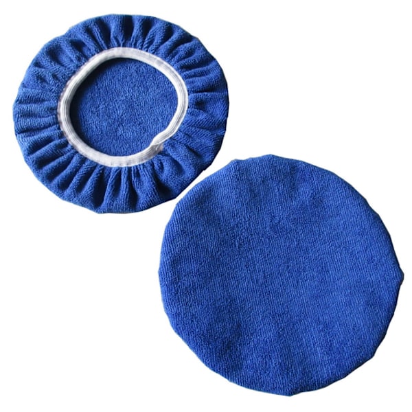 5PCS(225-250mm) Mikrofiberpoleringsskydd, Bilpoleringsdyna Bon