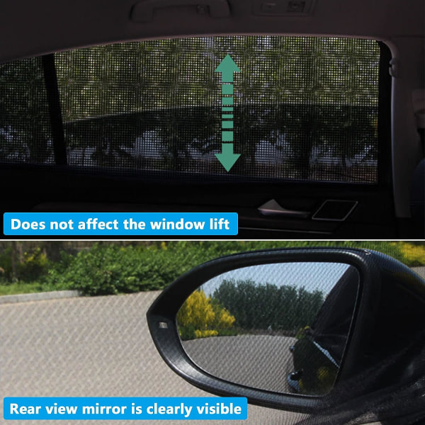 (Ett par 90 x 62 cm SUV-frontblockeringar), bilsolskydd, bilsolskydd