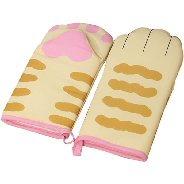 2st förtjockade handskar Hög temperatur värmeisolerande handskar kit