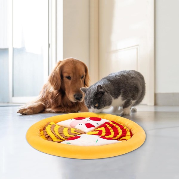 Sniffmatta för hund, Slow Feed Sniffmatta 50*50cm, Maskintvättbar