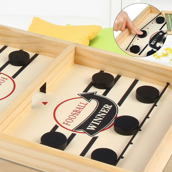 Rask hockeyspill, hockeyspill, vinnende brettspill, foreldre-barn I