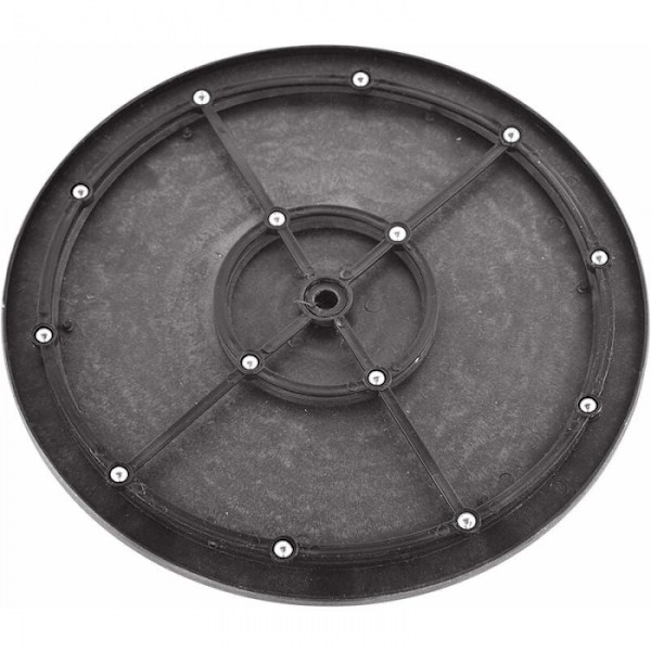 30 cm, med stålkullager, solid plastskulptur 360° vridning