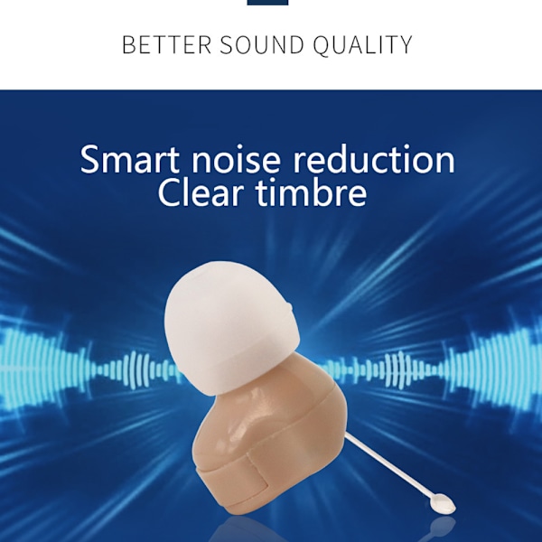 Hörförstärkare Ear ITC (par) \"Extra Small\" andra generationen