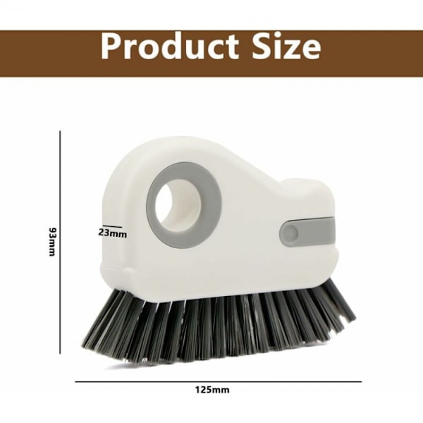 Groove Cleaning Brush Fönsterborstar - 2 i 1 Multifunktion Groov