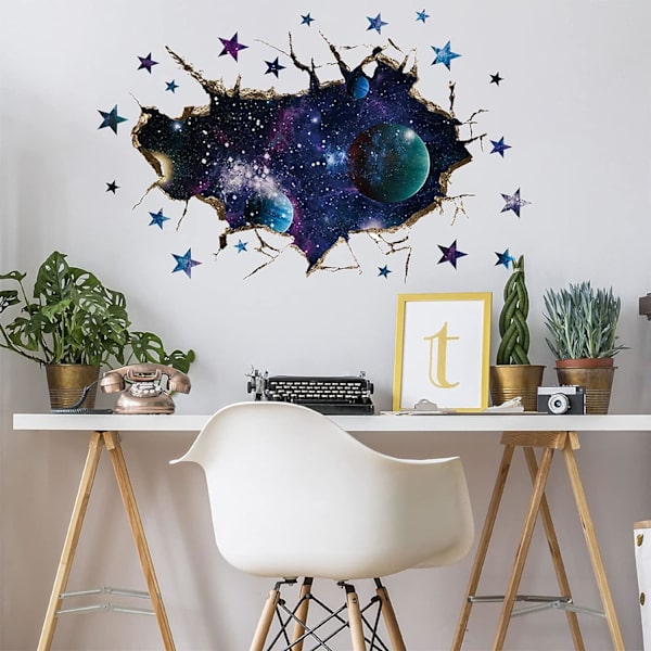 3D Galaxy Blue Cosmic Milky Way -seinätarrat, simulaatiohalkeama H