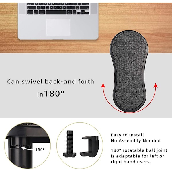 Justerbar Arm Rest Computer Armrest, Håndledsstøtte Mus Pa