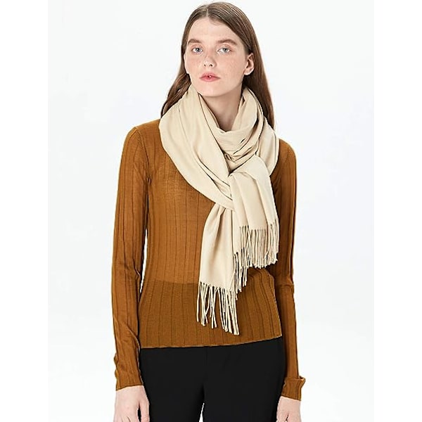 Halsduk Dam Herr Faux Cashmere Sjal Wrap Höst Vinter Bröllop Sh