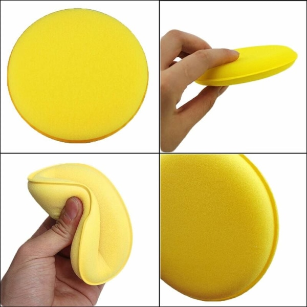 Bilskump Applikator Pads Skum Applikator Pad Polering Mikrofiber
