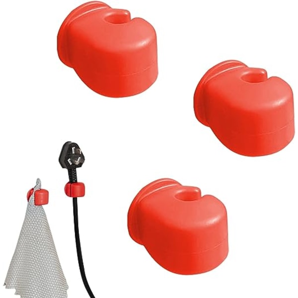 Skrivebordsarrangør for strømledninger - Holdbare klips for strømledninger, skrivebord