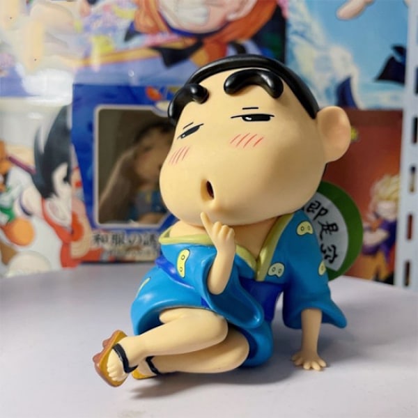 1:a Shin-Chan tecknad animefigur blå