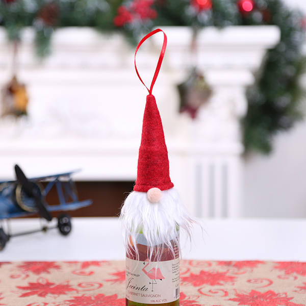1 st jultomte plyschprydnader set - julgranshängande dekoration