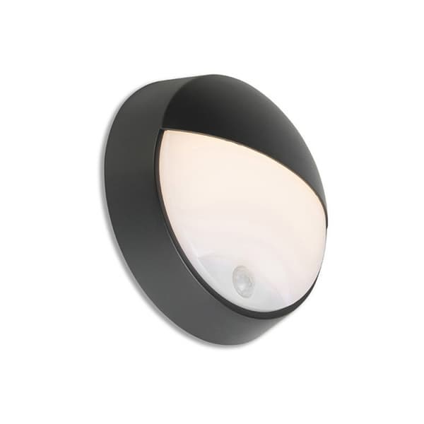 LED-utebelysning med bevegelsessensor - 1 lys - Ø 215 mm -