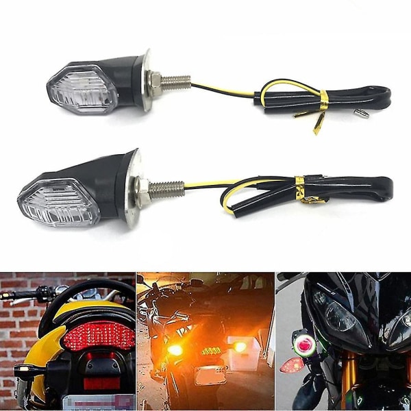 6 kpl Mini Universal Motorbike Led Vilkkusignaalin Valo Am