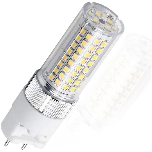 1 stk kald hvit 6000k, 12W G12 maislys 120 stk 2835 konstant cu