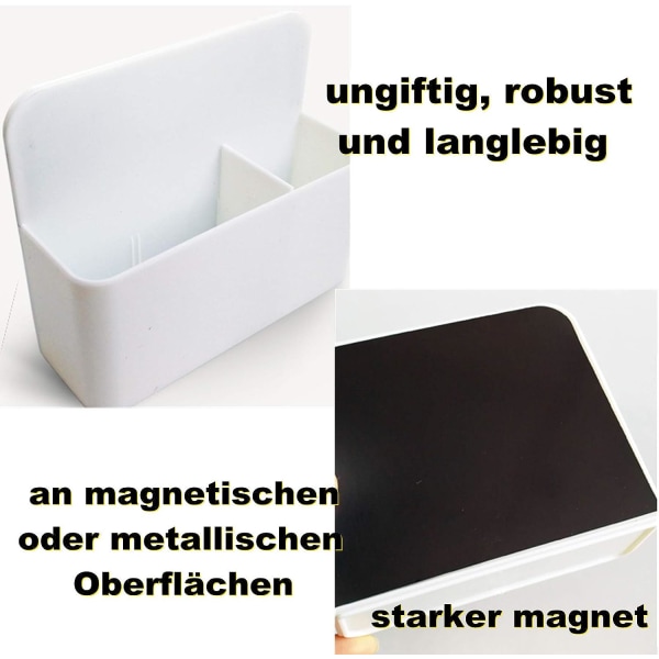 Magnetisk whiteboard-markørholder Penneholder 1 Whiteboard-viskelær