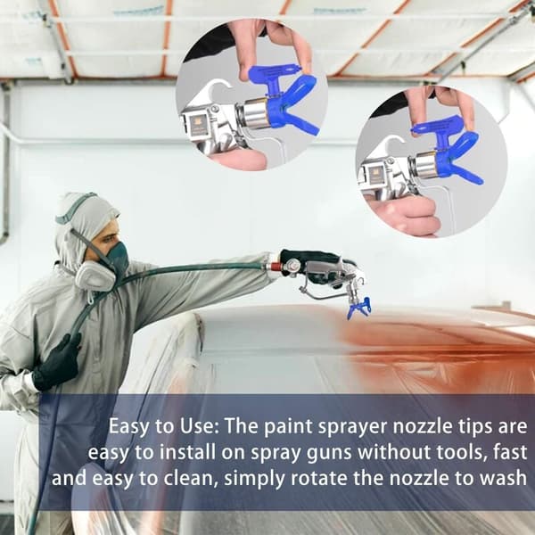 6-pak reversible Airless spraytips, Airless malingsprøytepistoler, S