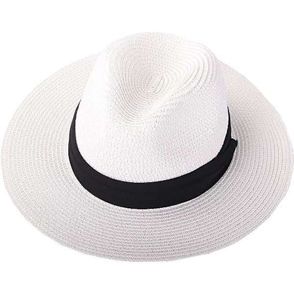 Dam Panama Hatt Sommar Solhatt Halmhatt Strandhatt Anti-UV
