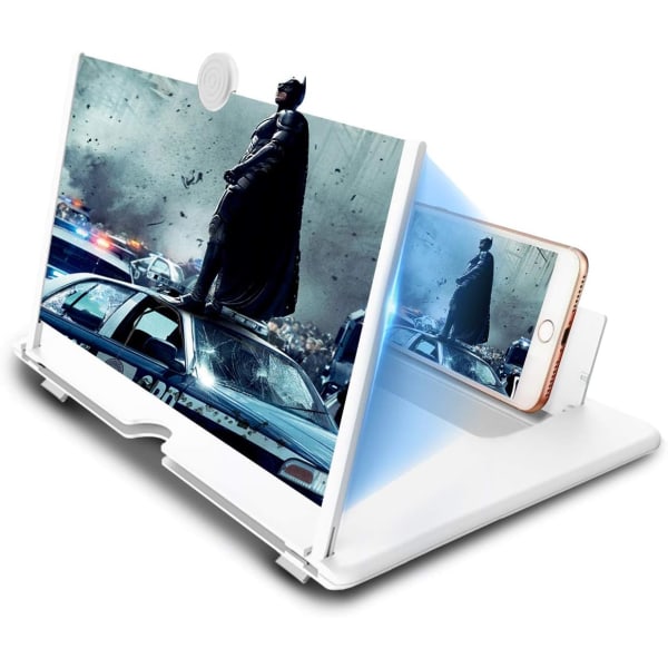 12" Skjermforstørrelsesglass, Mobiltelefonforstørrelsesglass 3D HD Movies Expande