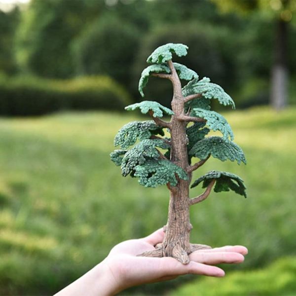 1 stk. Størrelse S Model Træer Cypress Miniature Kunstigt Træ Falsk Pl
