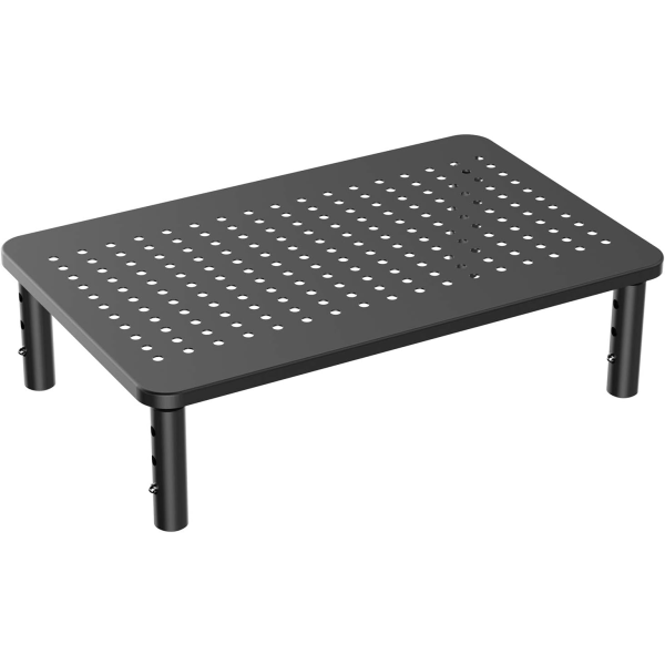 Monitoriteline - 3-korkeudella säädettävä ergonominen kannettavan tietokoneen jalusta M:llä