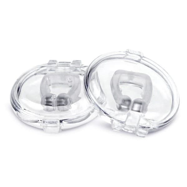 Magnetisk anti-snarknings näsklämma 6-pack Transparent