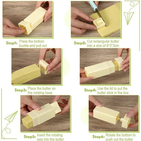 4 stk. smørholder smørspreder dispenser majsspreder