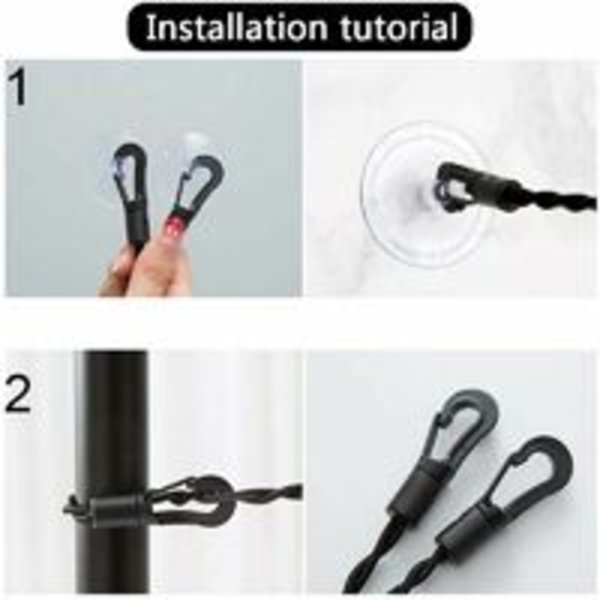 Resväska Klädstreck, 2-delad Klädstreck Bärbar Retractable Suct