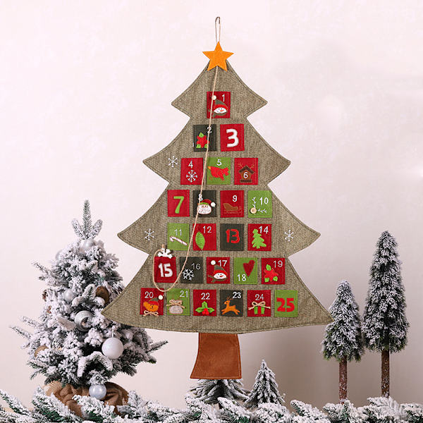 Julkalender Julgran Julräkning