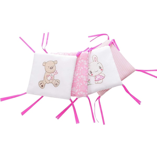 6 stk. Nest sengkant hovedbeskytter baby sengkant 30x30cm baby