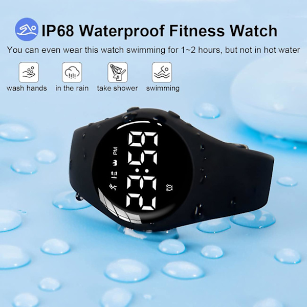 Fitness Aktivitet Tracker, Ingen APP Ingen Bluetooth, 1 times opladning til