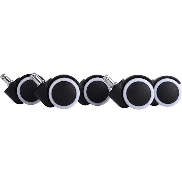 5 kulutusta kestävää yleiskäyttöistä pyörää koville lattioille (10 mm pyörät)
