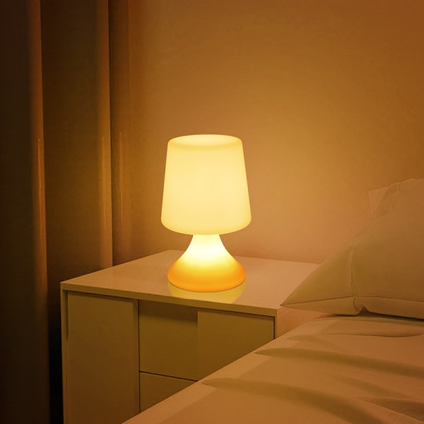 Bordlampe Bluetooth Musikkhøyttaler LED Nattbordslampe Atmosfære Ta