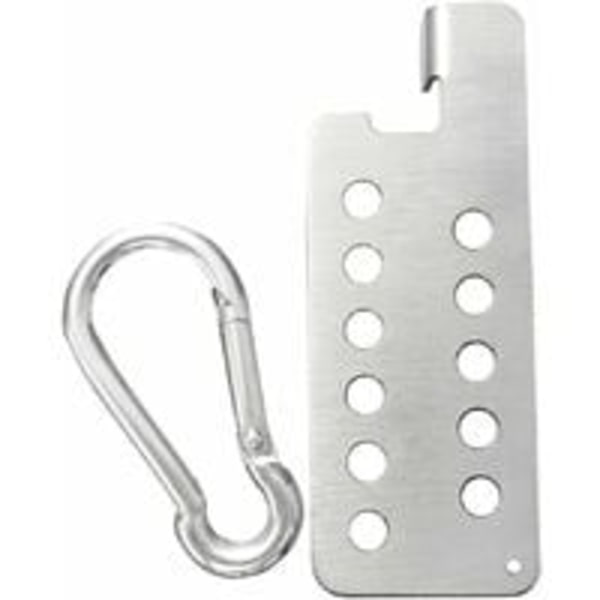 Bärbar dörrlås med spänne för hem, resor, hotell 8*3cm