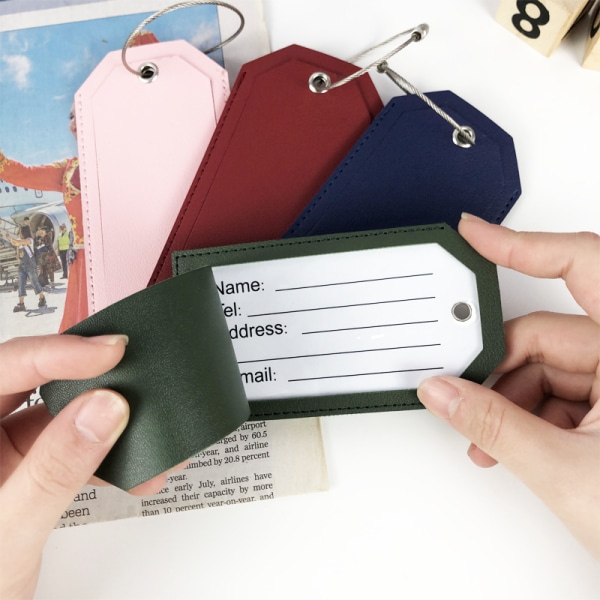 6,5*11,5 cm, (gul), 2-pak TravelMore polyuretan koffertmerker