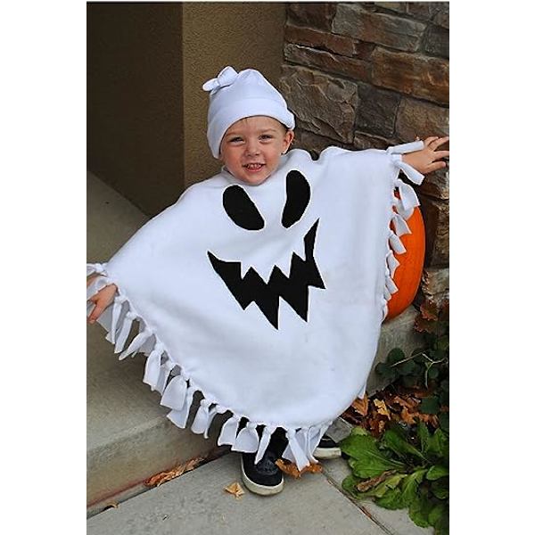 Unisex-vauvan ja taaperon haamupuku Halloweeniin