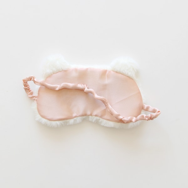 Sovmask. Supermjuk plysch bekväm justerbar sovmask