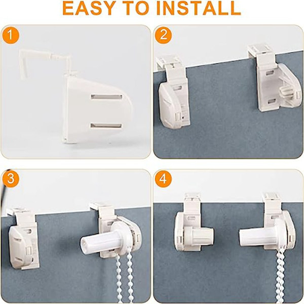 2 sæt rulleblind fittings, rulleblind reservedele udskiftning rep