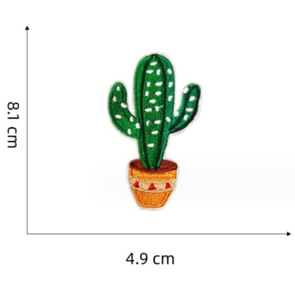 8 stykker Mexico broderi patch, broderi selvklebende lapper