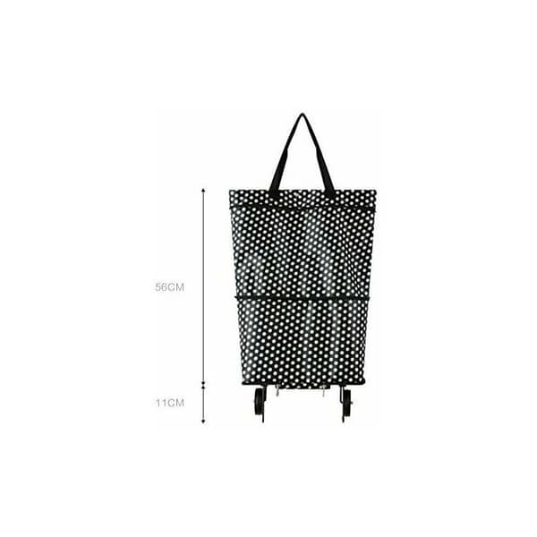 Engelske aviser Gjenbrukbar sammenleggbar handlepose 2 i 1 Hjem Supermarked L