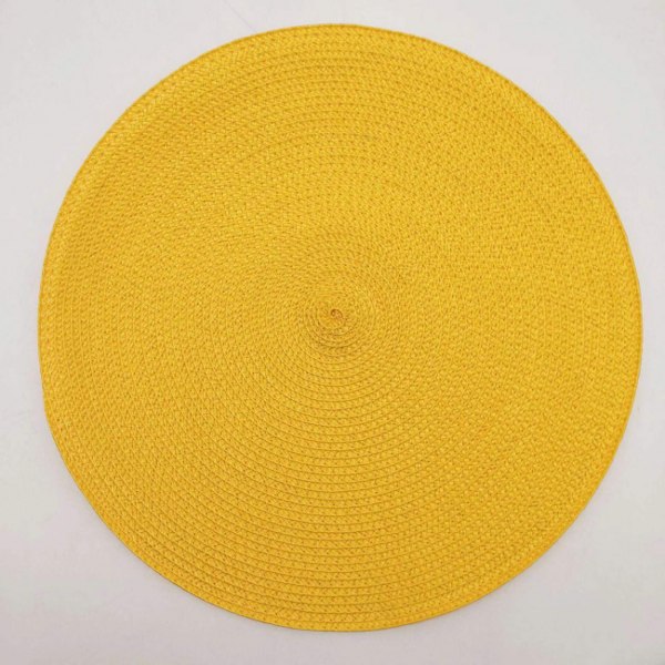 1 kpl Pyöreä paikka 38 cm zebulon keltainen