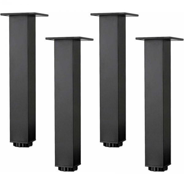 4 ställbara möbelben i aluminiumlegering, soffbord
