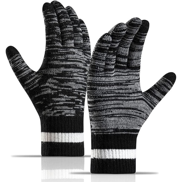 Varme vinterhandsker til mænd, kvinder, Unisex fortykkende blød handske Wa