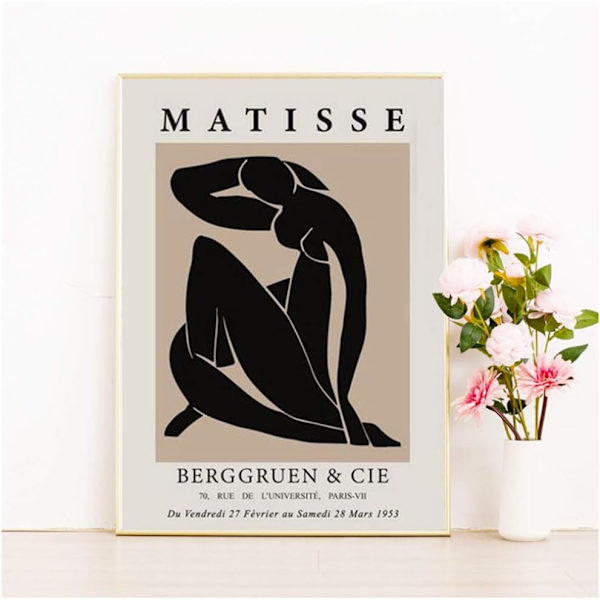 Henri Matisse Abstrakti Maalaus Kuvitus Seinätaide Canvas Tuloste