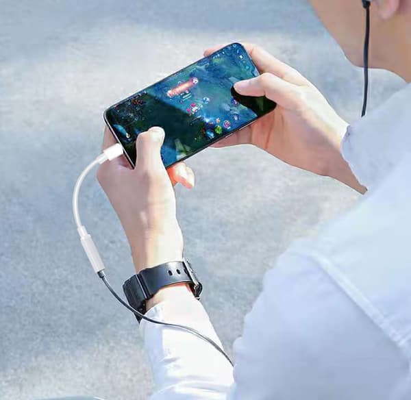 Adapter USB-C til 3,5 mm Hvid Hvid one size